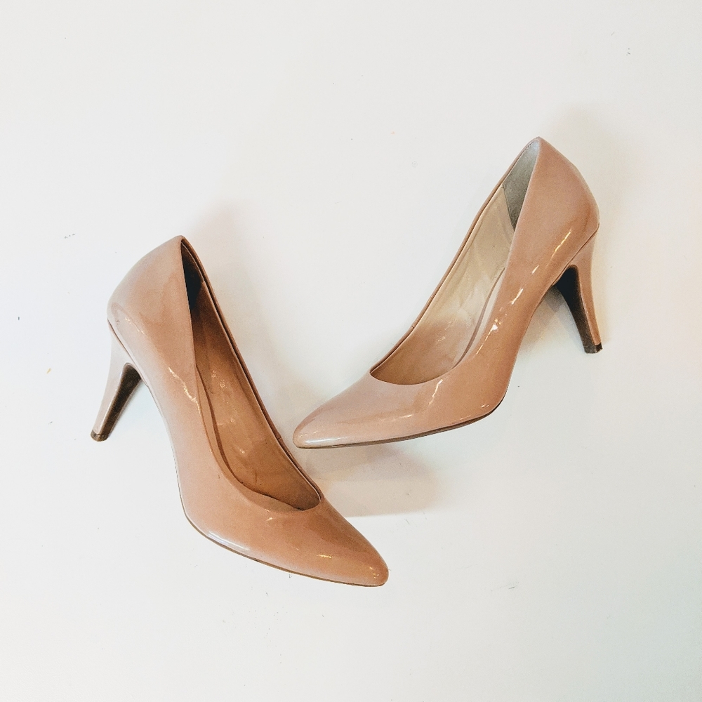 [Franco Sarto] Patent Nude High Heels/Pumps